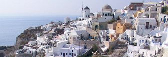 Dorpje Oia op het Griekse eiland Santorini