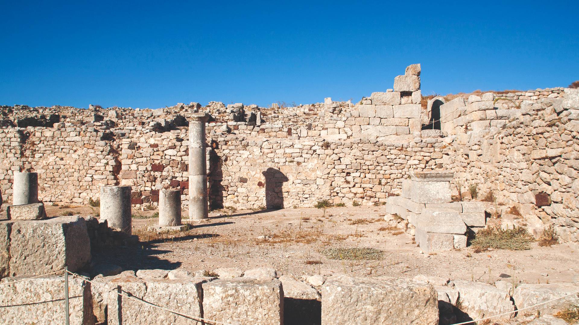 Ancient Thira bezienswaardigheid Santorini